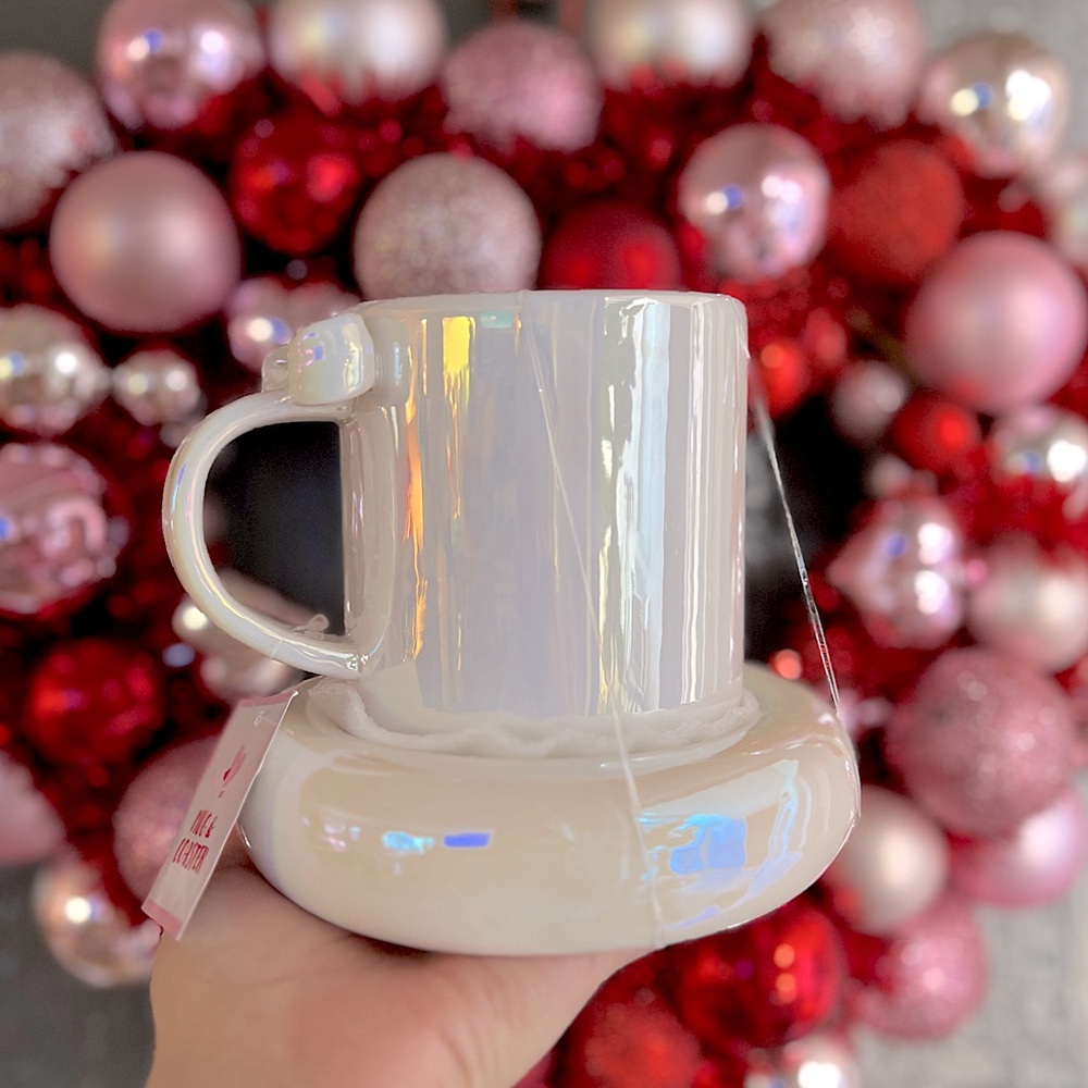 ✨NEW🤍Target Bullseye Playground 2024 Valentines Day Mug with Coaster💌